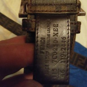 Mens Fendi belt but barely used.